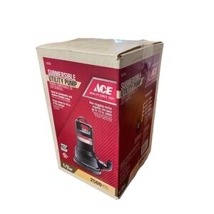 ACE 1/2 HP Submersible Utility Pump  (43756)  FS 120v NOS